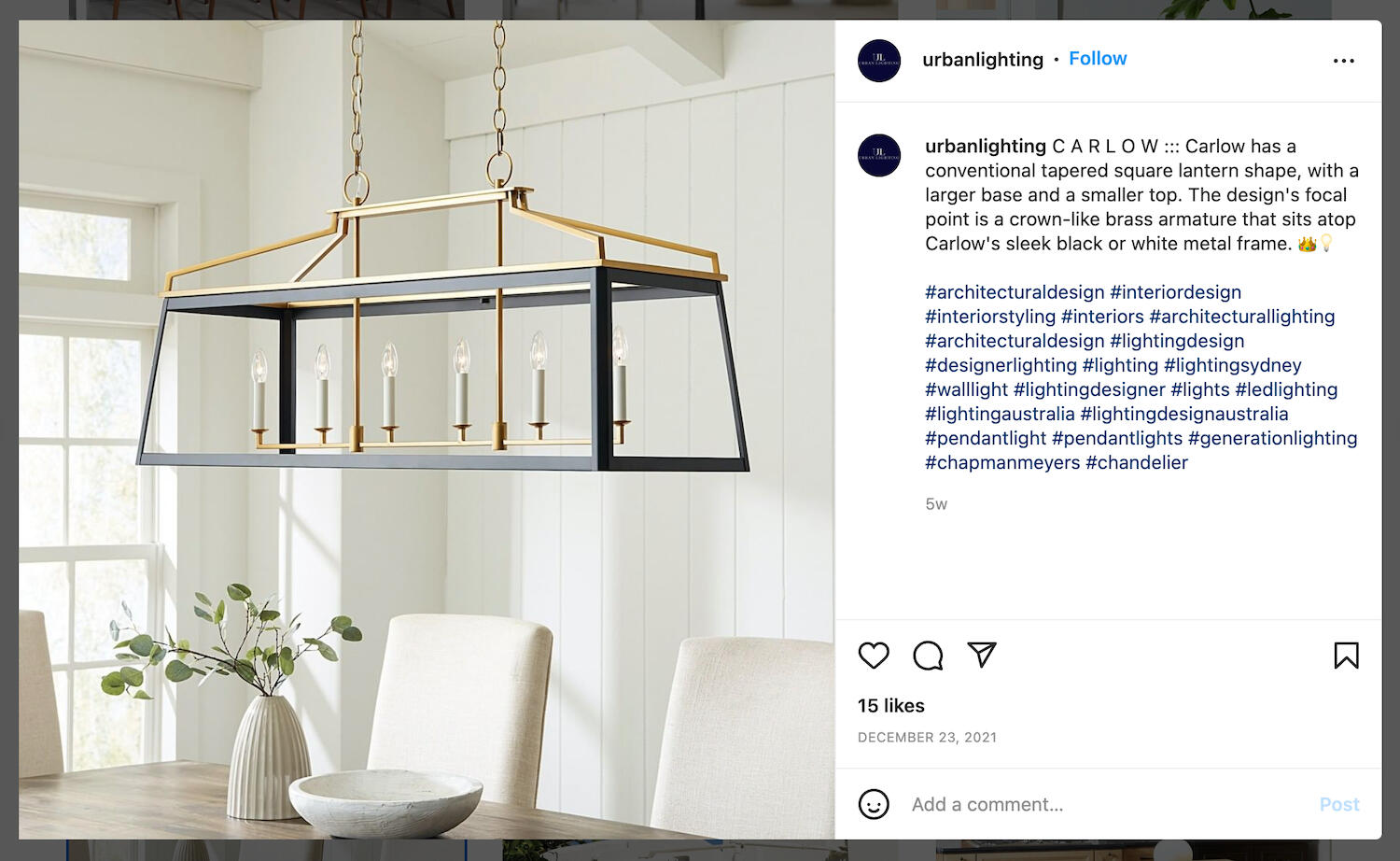 Post description & image preview