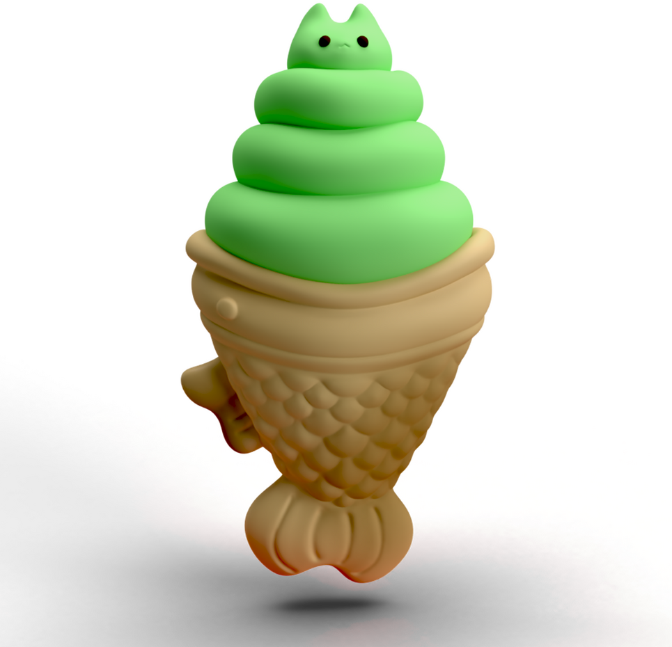 Taiyaki Neko - in 3D!!